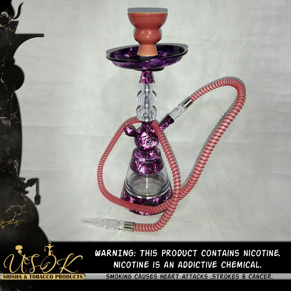 Shisha Full Set A170 Red USOK